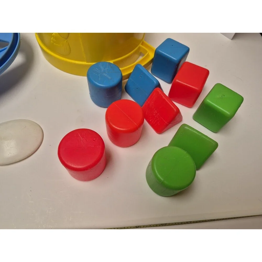 Vintage Playskool 1984 My Shape 'N Stir Pot Complete Set